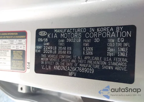 2019 Kia Soul from USA, damaged, VIN KNDJN2A26K7689019